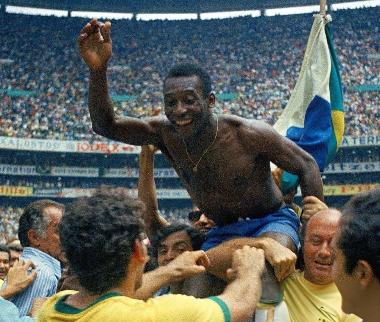 Bleachers Sports Music and Framing — Pele Signed FC Brazil Jersey